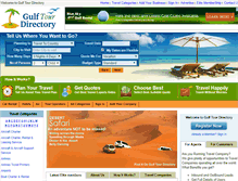 Tablet Screenshot of gulftourdirectory.com